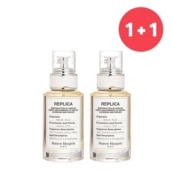 OJAM Online Shopping - Maison Margiela 【1+1 Set】Replica Beach Walk Eau De Toilette Spray 30ml/1oz x2 Ladies Fragrance