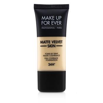 OJAM Online Shopping - Make Up For Ever Matte Velvet Skin Full Coverage Foundation - # Y215 (Yellow Alabaster) 30ml/1oz Make Up