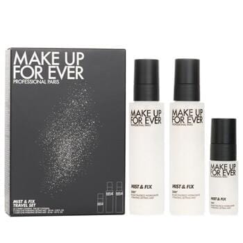 OJAM Online Shopping - Make Up For Ever Mist & Fix Make Up Setting Spray Travel Set: Mist & Fix 100ml x 2 + Mist & Fix 30ml 3pcs Make Up