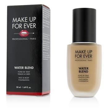 OJAM Online Shopping - Make Up For Ever Water Blend Face & Body Foundation - # R330 (Warm Ivory) 50ml/1.69oz Make Up
