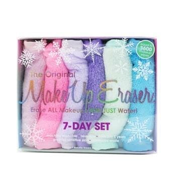 OJAM Online Shopping - MakeUp Eraser 7 Day Set (7x Mini MakeUp Eraser Cloth) - #Let It Snow 7pcs Make Up
