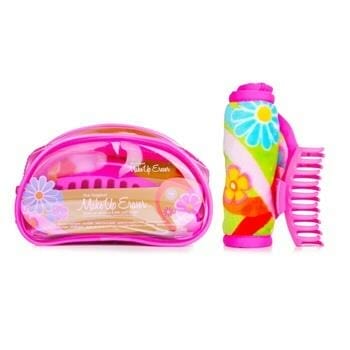 OJAM Online Shopping - MakeUp Eraser Flowerbomb Set (1x MakeUp Eraser Cloth + 1x Hair Claw Clip + 1x Bag) 2pcs+1bag Make Up