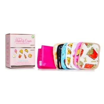 OJAM Online Shopping - MakeUp Eraser Foodie 7 Day Set (7x Mini MakeUp Eraser Cloth + 1x Bag) 7pcs+1bag Make Up