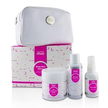 OJAM Online Shopping - Mama Mio Sleep Easy Mama Kit: The Tummy Rub Butter  - 120g/4.1oz + Bath & Shower Oil 100ml/3.4oz + Pillow Spray 53ml/1.8oz + 1bag 3pcs+1bag Skincare