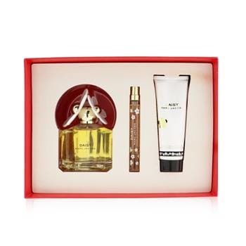 OJAM Online Shopping - Marc Jacobs Daisy Coffret: Eau De Toilette Spray 100ml/3.4oz + Luminous Body Lotion 75ml/2.5oz + Eau De Toilette Spray 10ml/0.33oz 3pcs Ladies Fragrance