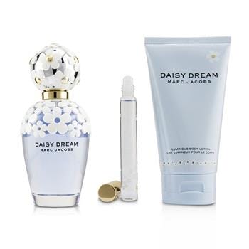 OJAM Online Shopping - Marc Jacobs Daisy Dream Coffret: Eau De Toilette Spray 100ml/3.4oz + Luminous Body Lotion 150ml/5oz + Eau De Toilette Rollerball 10ml/0.33oz 3pcs Ladies Fragrance