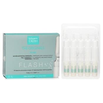 OJAM Online Shopping - Martiderm Flash Ampoules Anti-fatigue (For All Skin) 5 Ampoules x2ml Skincare