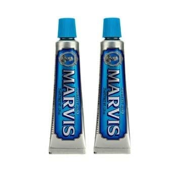 OJAM Online Shopping - Marvis Aquatic Mint Toothpaste Duo Pack (Travel Size) 2x25ml/1.29oz Skincare