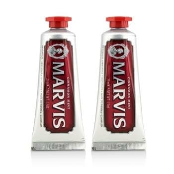 OJAM Online Shopping - Marvis Cinnamon Mint Toothpaste Duo Pack (Travel Size) 2x25ml/1.3oz Skincare