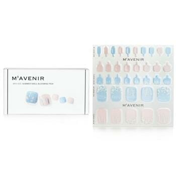 OJAM Online Shopping - Mavenir Nail Sticker (Assorted Colour) - # Summer Shell Blooming 32pcs Make Up