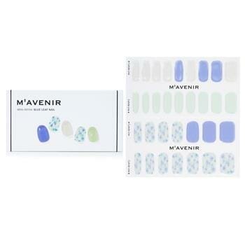 OJAM Online Shopping - Mavenir Nail Sticker (Blue) - # Blue Leaf Nail 32pcs Make Up