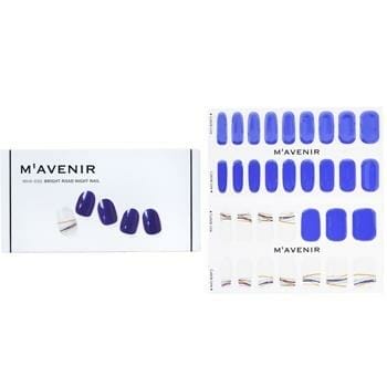 OJAM Online Shopping - Mavenir Nail Sticker (Blue) - # Bright Road Night Nail 32pcs Make Up