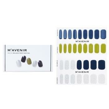 OJAM Online Shopping - Mavenir Nail Sticker (Blue) - # Brillante Forest Nignt Nail 32pcs Make Up