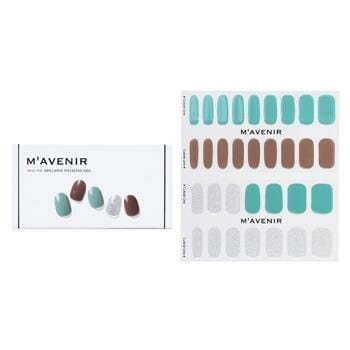 OJAM Online Shopping - Mavenir Nail Sticker (Assorted Colour) - # Brillante Pistachio Nail 32pcs Make Up