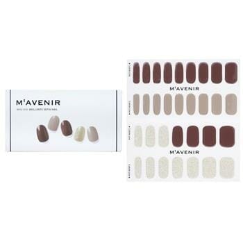 OJAM Online Shopping - Mavenir Nail Sticker (Assorted Colour) - # Brillante Sepia Nail 32pcs Make Up