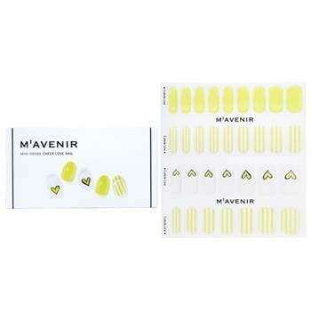 OJAM Online Shopping - Mavenir Nail Sticker (Yellow) - # Cheer Love Nail 32pcs Make Up