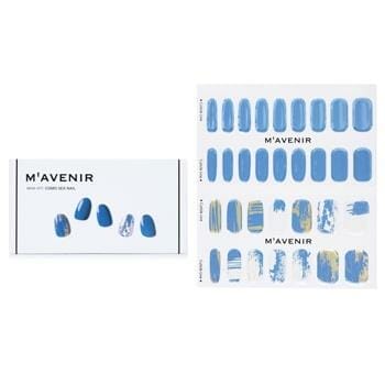 OJAM Online Shopping - Mavenir Nail Sticker (Blue) - # Como Sea Nail 32pcs Make Up