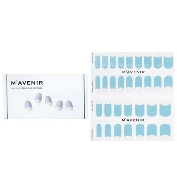 OJAM Online Shopping - Mavenir Nail Sticker (Blue) - # Cream Blue Matt Nail 32pcs Make Up