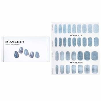 OJAM Online Shopping - Mavenir Nail Sticker (Blue) - # Daily Knit Nail 32pcs Make Up
