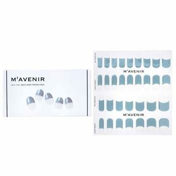 OJAM Online Shopping - Mavenir Nail Sticker (Blue) - # Gray Deep French Nail 32pcs Make Up