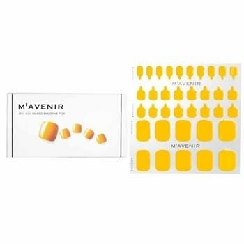 OJAM Online Shopping - Mavenir Nail Sticker (Yellow) - # Mango Smoothie Pedi 36pcs Make Up