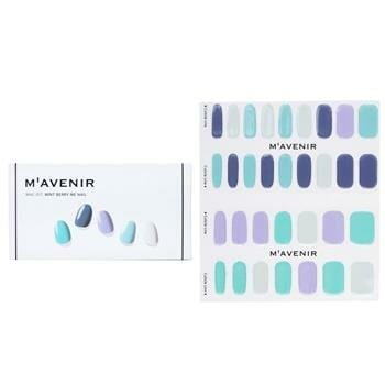 OJAM Online Shopping - Mavenir Nail Sticker (Blue) - # Mint Berry Me Nail 32pcs Make Up