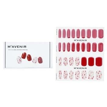 OJAM Online Shopping - Mavenir Nail Sticker (Red) - # Shell We Rose Wine Nail 32pcs Make Up