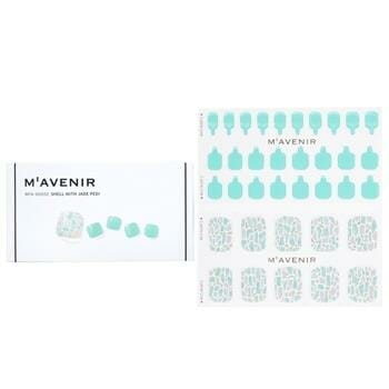 OJAM Online Shopping - Mavenir Nail Sticker (Blue) - # Shell With Jade Pedi 36pcs Make Up