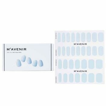 OJAM Online Shopping - Mavenir Nail Sticker (Blue) - # Soft Blue Nail 32pcs Make Up