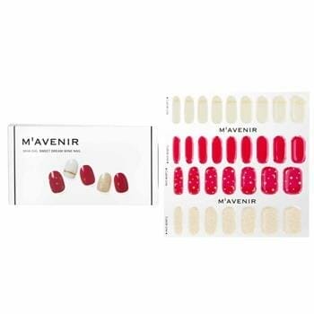 OJAM Online Shopping - Mavenir Nail Sticker (Red) - # Sweet Dream Wine Nail 32pcs Make Up