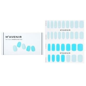 OJAM Online Shopping - Mavenir Nail Sticker (Blue) - # Swimming Pool Nail 32pcs Make Up