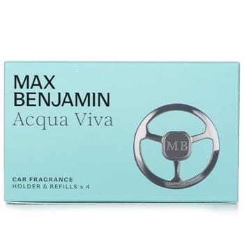 OJAM Online Shopping - Max Benjamin Car Fragrance Gift Set - Acqua Viva 4pcs Home Scent