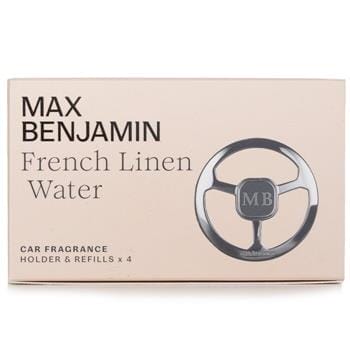 OJAM Online Shopping - Max Benjamin Car Fragrance Gift Set - French Linen Water 4pcs Home Scent