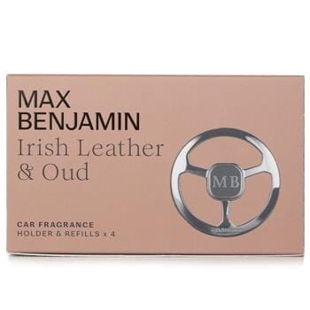 OJAM Online Shopping - Max Benjamin Car Fragrance Gift Set - Irish Leather & Oud 4pcs Home Scent