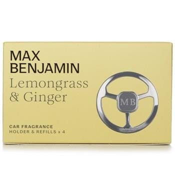 OJAM Online Shopping - Max Benjamin Car Fragrance Gift Set - Lemongrass And Ginger 4pcs Home Scent