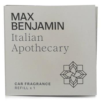 OJAM Online Shopping - Max Benjamin Car Fragrance Refill - Italian Apothecary 1pc Home Scent