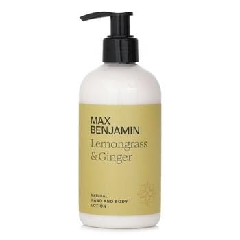 OJAM Online Shopping - Max Benjamin Natural Hand & Body Lotion - Lemongrass And Ginger 300ml Skincare