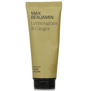 OJAM Online Shopping - Max Benjamin Natural Hand Cream - Lemongrass & Ginger 75ml Skincare