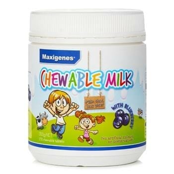 OJAM Online Shopping - Maxigenes Maxigenes Chewable Milk calcium with Blueberry 300g - 150 chewable tablets 150pcs Supplements