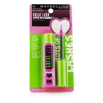 OJAM Online Shopping - Maybelline Great Lash Lots Of Lashes Washable Mascara - #Very Black 12.7ml/0.43oz Make Up