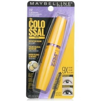 OJAM Online Shopping - Maybelline The Colossal Washable Mascara - # 232 Glam Brown 9.2ml/0.31oz Make Up