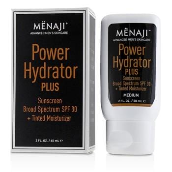 OJAM Online Shopping - Menaji Power Hydrator Plus Sunscreen Broad Spectrum SPF 30 + Tinted Moisturizer (Medium) 60ml/2oz Men's Skincare