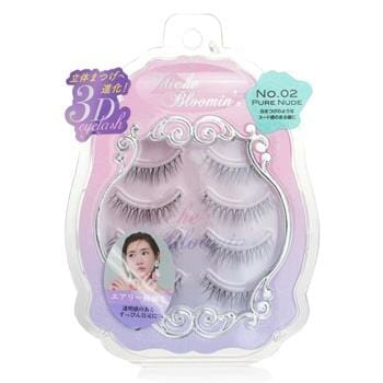 OJAM Online Shopping - Miche Bloomin' 3D Eyelash - # 02 Pure Nude 4pairs Make Up