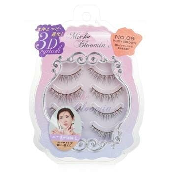 OJAM Online Shopping - Miche Bloomin' 3D Eyelash - # 09 Nudy Brown 4pairs Make Up