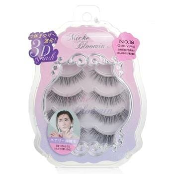 OJAM Online Shopping - Miche Bloomin' 3D Eyelash - # 18 Girly Mix 4pairs Make Up