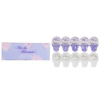 OJAM Online Shopping - Miche Bloomin' Quarter Veil 1 Day Color Contact Lenses (107 Clear Grege) - 0.00 10pcs Make Up