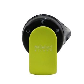 OJAM Online Shopping - Millefiori Go Car Air Freshener - Sandalo Bergamotto (Lime Yellow Case) 4g/0.14oz Home Scent