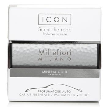 OJAM Online Shopping - Millefiori Icon Metal Car Air Freshener - Mineral Gold 1pc Home Scent