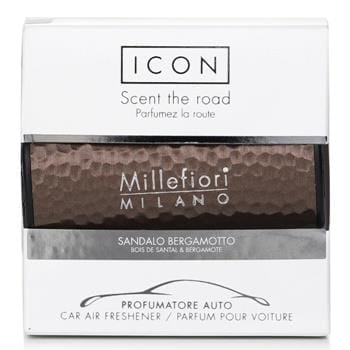 OJAM Online Shopping - Millefiori Icon Metal Car Air Freshener - Sandalo Bergamotto 1pc Home Scent