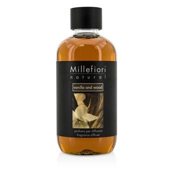 OJAM Online Shopping - Millefiori Natural Fragrance Diffuser Refill - Vanilla & Wood 250ml/8.45oz Home Scent